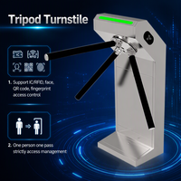 Tourniquet trépied en acier inoxydable 304, étanche IP64, avec tamponnement automatique, capteur infrarouge, certifié CE, pour usine, salle de sport, bureau, bâtiment