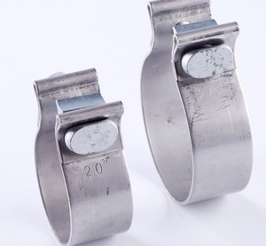 2" Accu Seal Stainless Steel Narrow Band <strong>Exhaust</strong> <strong>Clamp</strong> Muffler <strong>Clamps</strong> - Product Image 5