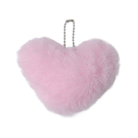 Nouveau 10CM Léopard Pompon Porte-clés Tissé Anime Boule Moelleuse Fausse Fourrure De Lapin En Peluche Coeur Porte-clés Sac Pendentifs Coffre-fort Voiture Porte-clés Cochon