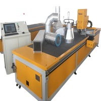 Machine de découpe et de rainurage automatique de panneaux de conduits pré-isolés Ventech CNC pour conduits d'air HVAC en mousse phénolique PIR PU