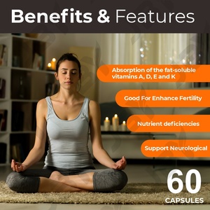 Cápsulas de Huevos de Pescado JBY OEM/ODM, Suministro de Fábrica de Marca Privada, Huevos de Pescado Capturados en el Silvestre para la Salud de la Fertilidad en Adultos, Omega-3 - Product Image 3