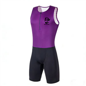 Combinaison de triathlon en polyester et élasthanne à séchage rapide, personnalisable avec logo, imprimée par sublimation, pour hommes, femmes, athlètes, équipes et triathlètes professionnels – Meilleures ventes - Product Image 1