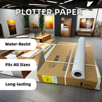 80gsm, 508mm/610mm/880/914mm/1070mm de papel de dibujo de ingeniería, papel de diseño de papel para materiales de entrenamiento, núcleo de 2 pulgadas