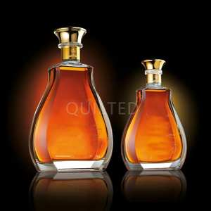 20 + 種類以上700 ml 70cl 700mlフラット形状ガラス瓶リキュール用ウォッカウイスキースピリットギンラム - Product Image 6