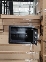 WOMA W-30S Mini Stahl-Sicherheitsschlüsselsafe mit Digitalem Codeschloss Einbruchalarm Batteriebetrieben Wandmontage