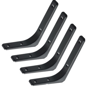 4pcs thép mạ kẽm nhôm đồng thau hình chữ U Ống kẹp dây đeo bài quan hệ chân đế gỗ boong hàng rào bài ống nước - Product Image 6