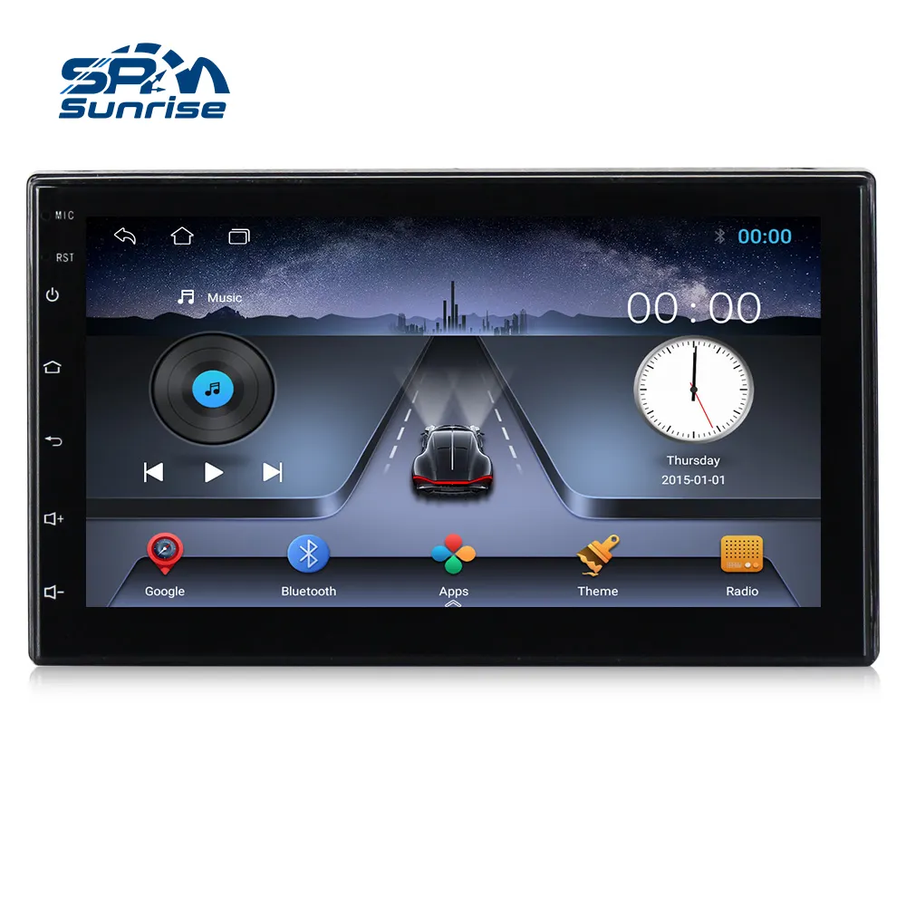 Android 11 Multi screen stereo for universal 9 inch mp3 single din android BT car player