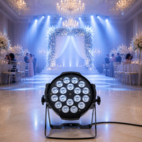 Projecteur LED professionnel RGBW 4-en-1, lumière chaude, pour mariage, salle de bal, événement, scène, discothèque, DJ, église, théâtre, matériel de location