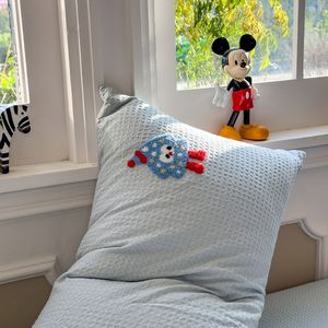 <span class=keywords><strong>Drap</strong></span>-<span class=keywords><strong>housse</strong></span> 100 % coton à motif dessin animé chapeau de Père Noël, poche profonde et coins élastiques - Product Image 5