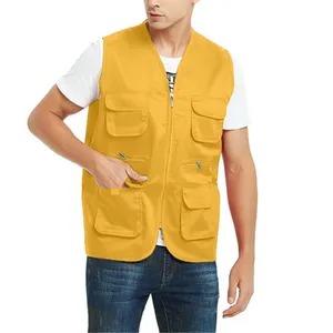 Lf Nieuwste Gilet Ontwerp Voor Mannen Activity Team Supermarkt Aanpassen Uniform Polyester Vrijwilligersvest