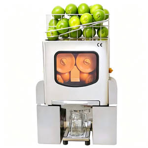 <span class=keywords><strong>Presse</strong></span>-agrumes industriel NS2000E-3, <span class=keywords><strong>presse</strong></span>-agrumes automatique 110V/220V, 20 fruits par minute, construction entièrement en acier inoxydable - Product Image 1
