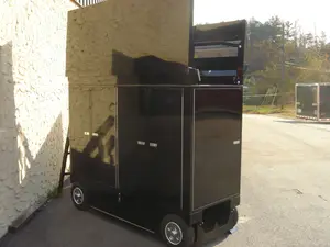 Large Tool Pit Box Wagon Cart With Seat Top