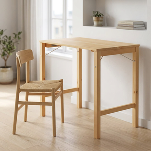 Table d'extérieur en bois simple – Table de jardin robuste pour la maison et l'extérieur - Product Image 6