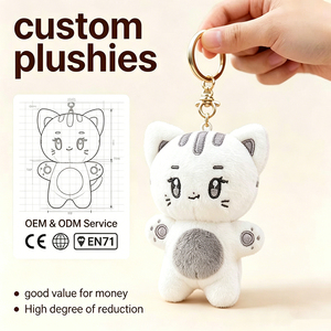 Lindo y Adorable Peluche <span class=keywords><strong>de</strong></span> Gato <span class=keywords><strong>de</strong></span> Ojos Grandes Abrazable, Colgante para Bolso <span class=keywords><strong>de</strong></span> Pareja, Llavero Creativo <span class=keywords><strong>de</strong></span> Gato Pequeño con Diseño <span class=keywords><strong>de</strong></span> Manzana - Product Image 1