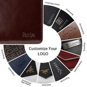 Rfid chặn trifold Bifold Mens Slim Wallet thêm công suất chính hãng da người đàn ông của ví sang trọng - Product Image 5