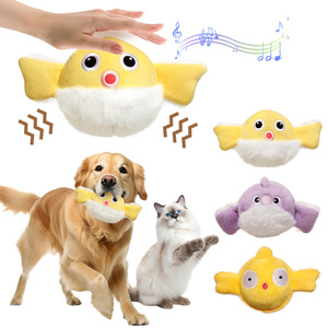 Juguetes de peluche eléctricos para gatos y perros, un dispositivo divertido y relajante, desmontable y lavable, recargable por USB. - Product Image 4