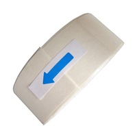 Étiquettes autocollantes blanches hydrosolubles pour la rotation des aliments, étiquettes de sécurité pour cuisines et foyers, 1x2 pouces, paquet de 500