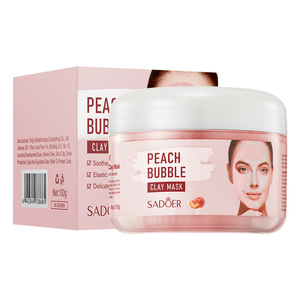 Nouveau <span class=keywords><strong>Masque</strong></span> Moussant Nettoyant Doux pour <span class=keywords><strong>le</strong></span> <span class=keywords><strong>Visage</strong></span>, Contrô<span class=keywords><strong>le</strong></span> du Sébum, <span class=keywords><strong>Masque</strong></span> Facial en Gelée <span class=keywords><strong>de</strong></span> Boue Moussante Biologique à la <span class=keywords><strong>Concombre</strong></span> et à la Pêche pour Femmes - Product Image 3
