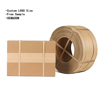 Échantillon Gratuit : Bande de Serrage en Fibre de Papier Biodégradable Écologique Personnalisée pour Emballage de Cartons et Palettes – Taille Sur Mesure