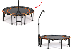 Vente en gros <span class=keywords><strong>de</strong></span> trampolines <span class=keywords><strong>de</strong></span> <span class=keywords><strong>fitness</strong></span> ronds <span class=keywords><strong>de</strong></span> 40 pouces à haute capacité <span class=keywords><strong>de</strong></span> charge, pliables et peu encombrants, mini trampolines pour la salle <span class=keywords><strong>de</strong></span> sport à domicile - Product Image 1