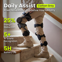 Premier exosquelette de genou à intelligence artificielle produit en série au monde |   Assistance électrique tout-terrain pour la randonnée et l'escalade |   Robot de mobilité extérieur professionnel