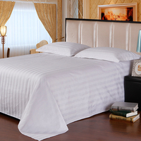 Parure de lit en velours brodé 2025, housse de couette à rayures, couvre-lit blanc d'hôtel, drap de lit, draps d'hôtel blancs
