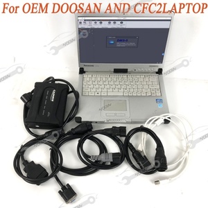 Escáner de Diagnóstico para Camiones 2024, Herramienta de Diagnóstico para Montacargas, Excavadoras y Cargadoras Doosan, de Uso Pesado, con Laptop Toughbook CFC2 - Product Image 2