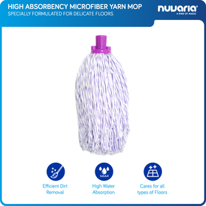 Mop in Microfibra ad Alta Assorbenza Specificatamente formulato per pavimenti delicati. - Product Image 1