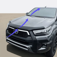 Pare-sable pour capot moteur avant de voiture pour Toyota Hilux 2020 2021 2022 2023 2024 2025 2026, modification extérieure automobile
