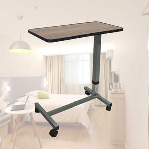 Mesa de <span class=keywords><strong>Hospital</strong></span> Metálica Nueva 2025 Clase II Marrón, Mesa de <span class=keywords><strong>Hospital</strong></span> con Altura Ajustable, Mesa de Comida para Pacientes, ABS, Económica y Fácil de Usar - Product Image 6