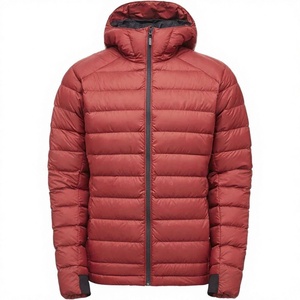 Vestes matelassées imperméables en cuir de veau avec capuche fantaisie en fourrure de castor pour hommes, manches longues, chaudes, prix de gros, OEM - Product Image 5