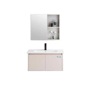 Penjualan terlaris khusus furnitur wastafel mode Modern kabinet cermin kamar mandi - Product Image 1