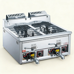 <span class=keywords><strong>Friteuse</strong></span> professionnelle en acier inoxydable au <span class=keywords><strong>gaz</strong></span> naturel avec une capacité de <span class=keywords><strong>10</strong></span> <span class=keywords><strong>litres</strong></span> - Product Image 2