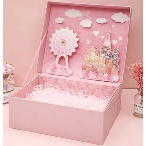 Custom 3D Foldable Paper <b>Gift</b> <b>Boxes</b> Luxury <b>Christmas</b> Birthday Cardboard Box 300g Artpaper Case - Product Image 1