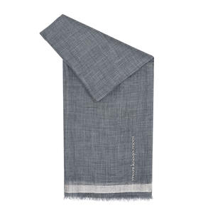 צעיף קשמיר טהור ארוג צעיף צעיף צעיף מגולף פנימי בגודל גדול mongolia oem התאמה אישית צמר מפואר מלאנג 'ל אפור קל משקל - Product Image 4