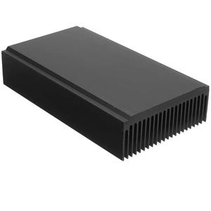 Zwart Geanodiseerd Geëxtrudeerd Koellichaam Anodiseren Aluminium Koeler Extrusie Profiel - Product Image 3