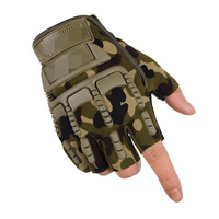 Vente chaude Gants de gymnastique demi-doigt Mitaines de combat Jeu de tir Gants tactiques extérieurs