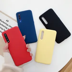The new liquid silica gel mobile phone case mi 9 protective cover is completely anti-fall soft scrub for men and women