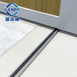 เครื่องม้วนผ้าคลุมสระว่ายน้ำพลังงานแสงอาทิตย์ Landy รับน้ำหนักได้ 200 กก. แบบรางเลื่อน สำหรับสระว่ายน้ำในบ้านพักตากอากาศ - Product Image 1
