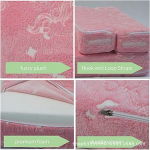 MeMoreCool <b>Kids</b> Plush <b>Sofa</b> Cushion 20mm Thick For Girls Reading Chair Soft Seat With Pillow Custom Design - Product Image 4