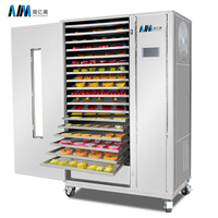 AIM 18 Tray 100Kg Fruit- en groentedroger van roestvrij staal, elektrische warmtepomp, industriële dehydrator, voedseldehydrator