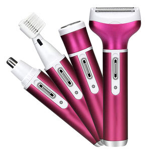 Tondeuse de Bikini 4 en 1 pour femme, rasoir électrique Rechargeable, épilateur, rasoir pour dame - Product Image 1