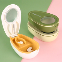 Coupe-pilules portable de qualité alimentaire SUNSHING, coupe-comprimés sûr, mini coupe-pilules en plastique pour une utilisation quotidienne des médicaments