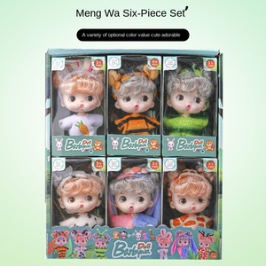 New 8cm Handmade <strong>Plastic</strong> Mini <strong>Doll</strong> Cute Simulation Baby BJD Ornaments Birthday Toy - Product Image 3