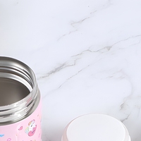 Bouteille d'eau isotherme pour enfant en acier inoxydable à double paroi 304, récipient de stockage isotherme pour le déjeuner, pots à nourriture sous vide avec cuillère