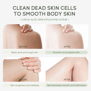 Gommage corporel naturel organique de marque privée pour nettoyage en profondeur Vente en gros Gommage corporel hydratant blanchissant à l'aloe vera - Product Image 6