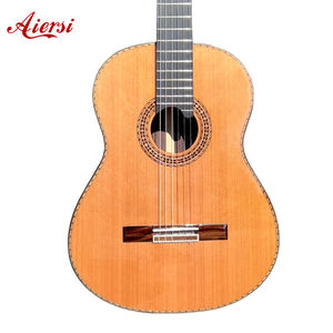 <span class=keywords><strong>Guitare</strong></span> <span class=keywords><strong>classique</strong></span> Aiersi fabriquée par un <span class=keywords><strong>luthier</strong></span>, avec touche surélevée, entièrement en bois massif, avec port latéral, à vendre - Product Image 6