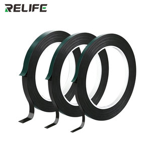 RELIFE <span class=keywords><strong>HX1</strong></span> 2/3/5mm Film Vert Mousse Noire Ruban Adhésif Double Face Lot de 5 pour Réparation d'Écran de Téléphone Portable, Outils d'Étanchéité et d'Amortissement - Product Image 1