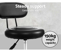 Tabourets de bar ergonomiques à dossier incurvé rembourrés en PU de qualité supérieure, chaises de salle à manger modernes européennes à grand confort pour la maison, la cuisine, le bureau et l'appartement