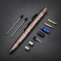 Xhandle SD-03 Arena Legacy EDC - Bolígrafo Multiherramienta con Luz LED, Rompecristales de Tungsteno, Herramienta Profesional para Exteriores